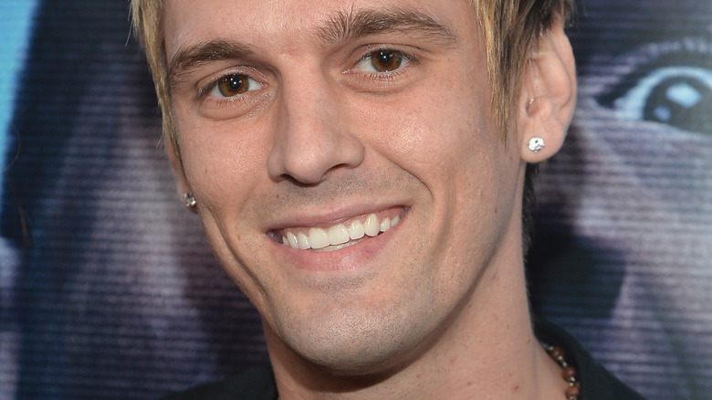 Aaron Carter posing