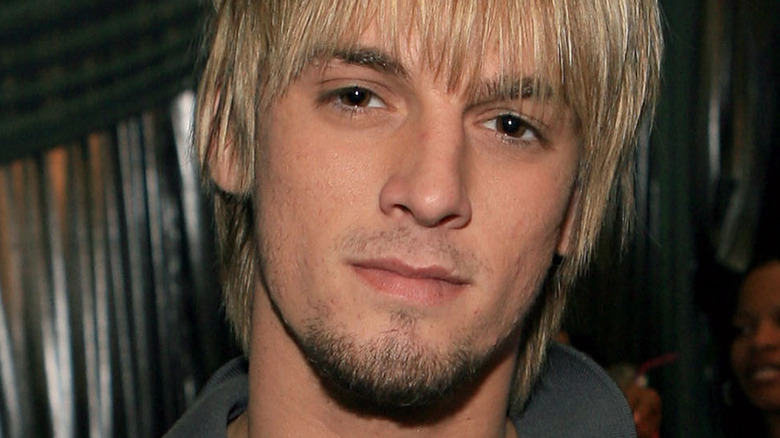 Aaron Carter posing