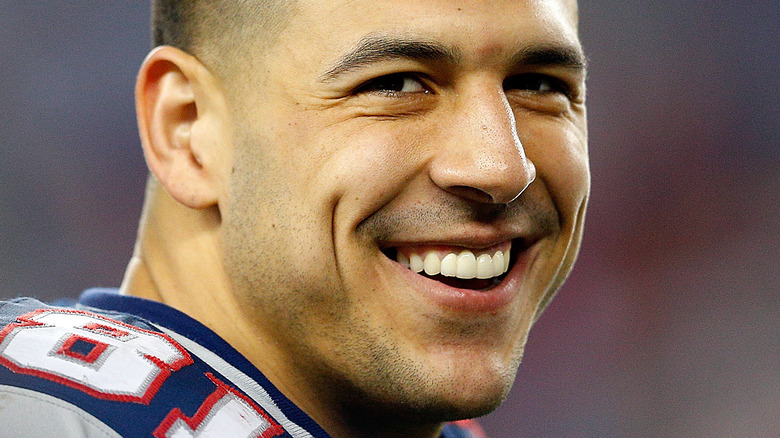 Aaron Hernandez Smiling