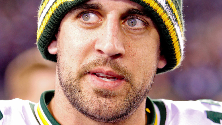 Aaron Rodgers at Metlife Stadium in 2011