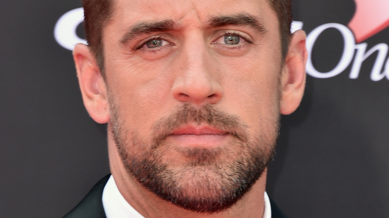 Aaron Rodgers ESPY red carpet 