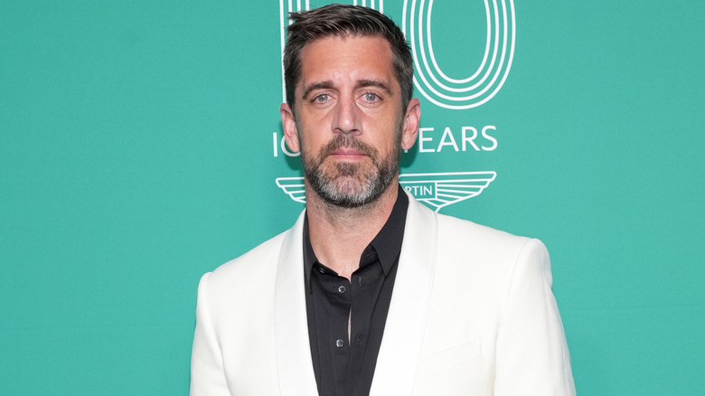 Aaron Rodgers on the red carpet