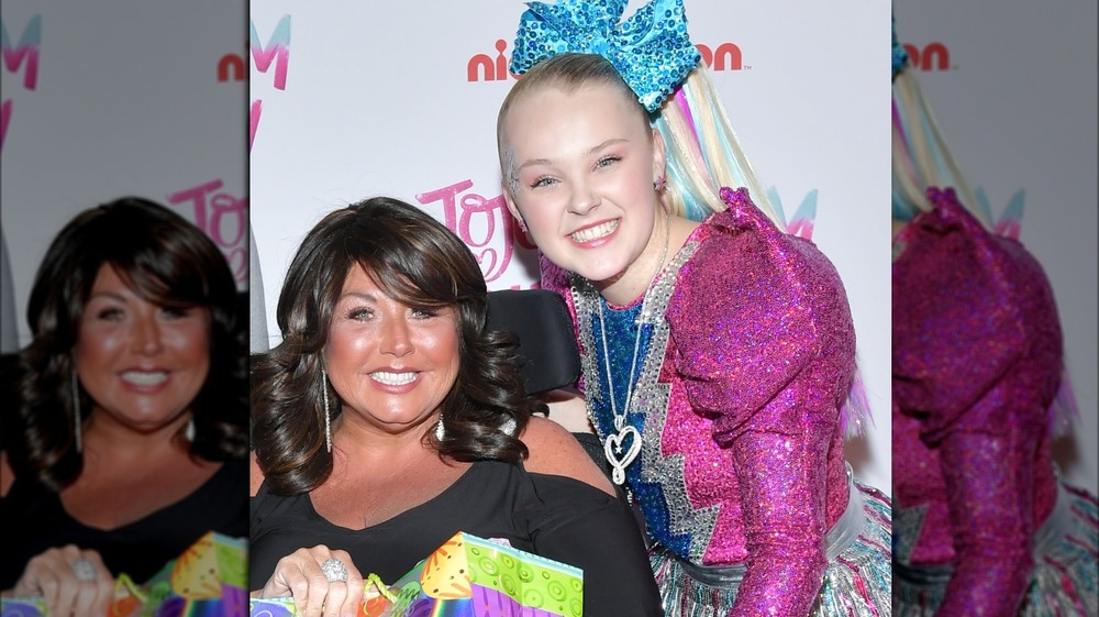 Abby Lee Miller and JoJo Siwa on red carpet