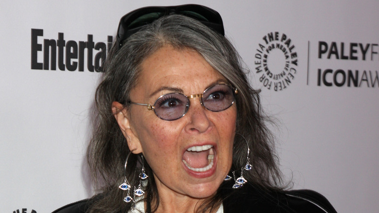 Roseanne Barr yelling 