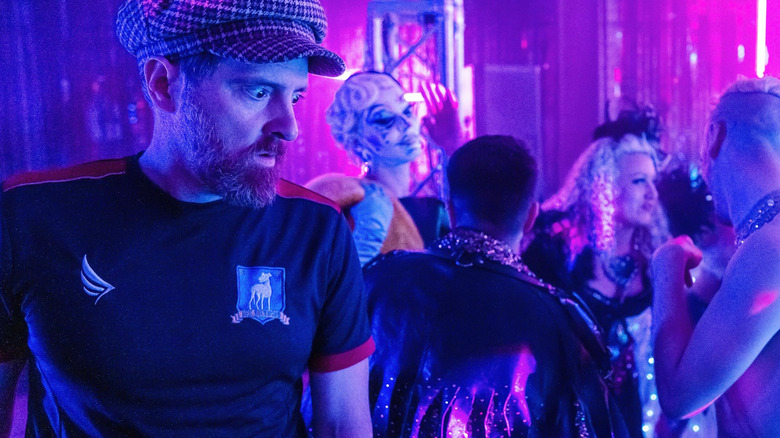 Beard (Brendan Hunt) goes to a club in Beard After Hours