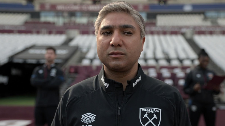 Nate (Nick Mohammed) is the new coach of West Ham in Ted Lasso episode Smells Like Mean Spirit