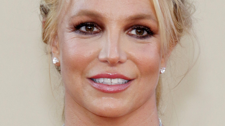 Britney Spears smiling