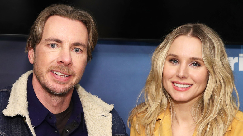 Dax Shepard and Kristen Bell at SiriusXM
