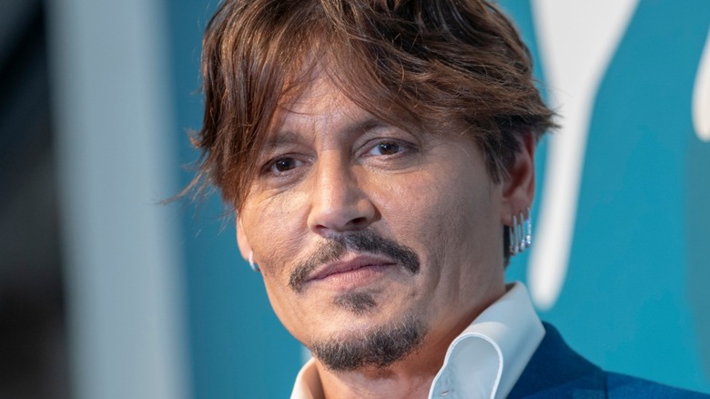 Johnny Depp at a premiere