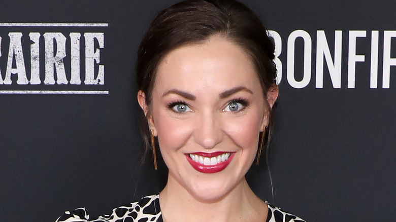 Laura Osnes poses
