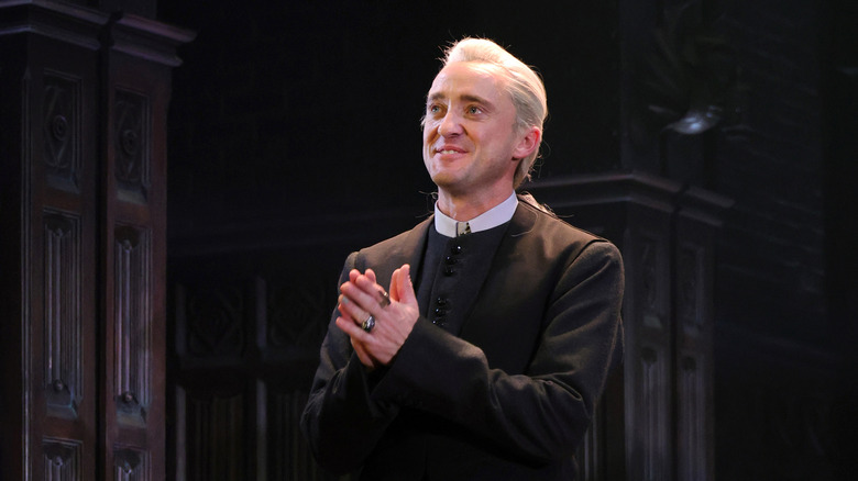 Tom Felton as adult Draco Malfoy in "Harry Potter and the Cursed Child."