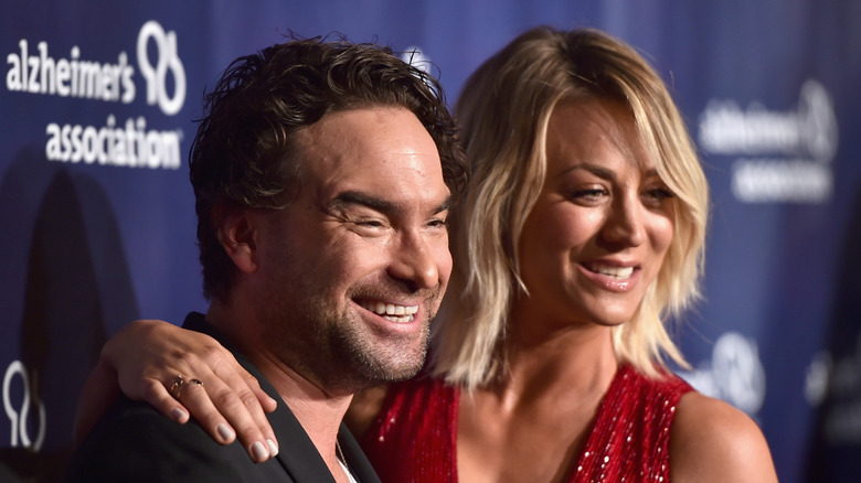 Johnny Galecki and Kaley Cuoco