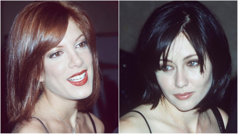 Tori Spelling and Shannen Doherty
