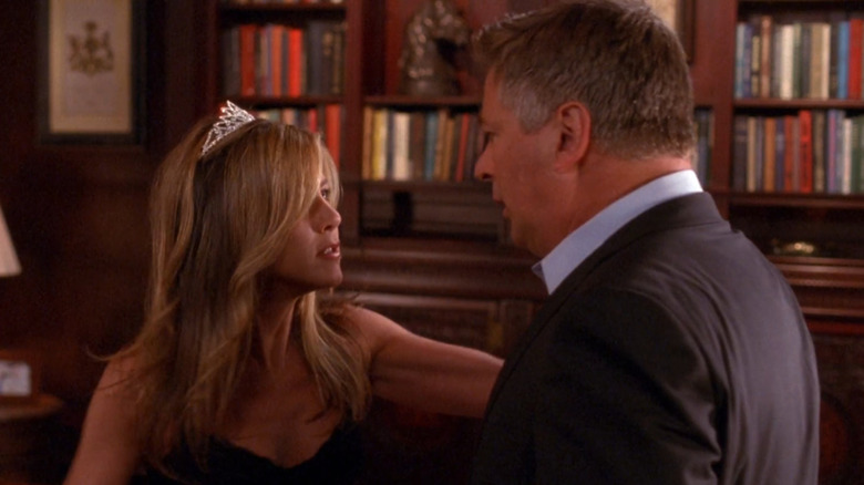 Alec Baldwin with jennifer aniston 30 rock