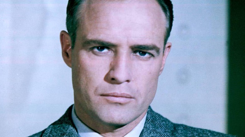 Marlon Brando staring