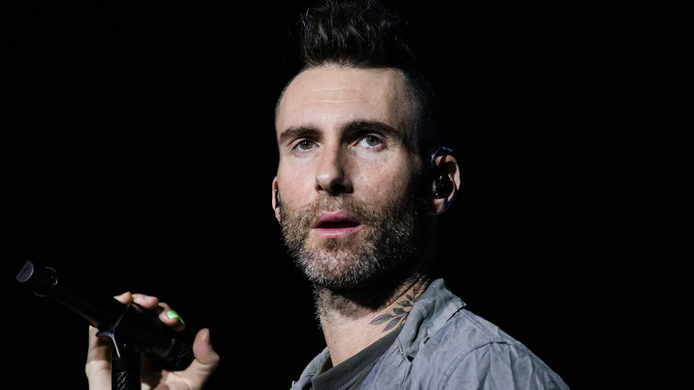 Adam Levine singing 