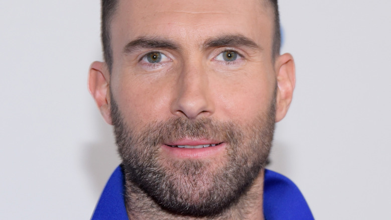 Adam Levine smiling