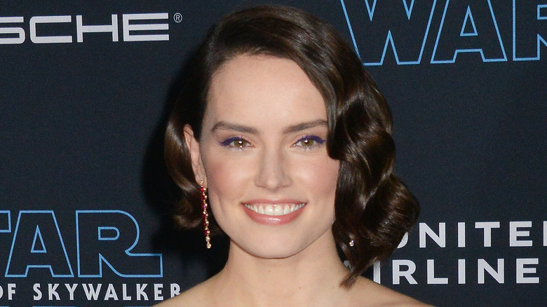 Daisy Ridley at a Star Wars event