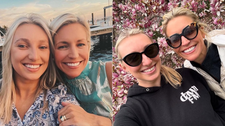 Ainsley Earhardt posing with her assistant