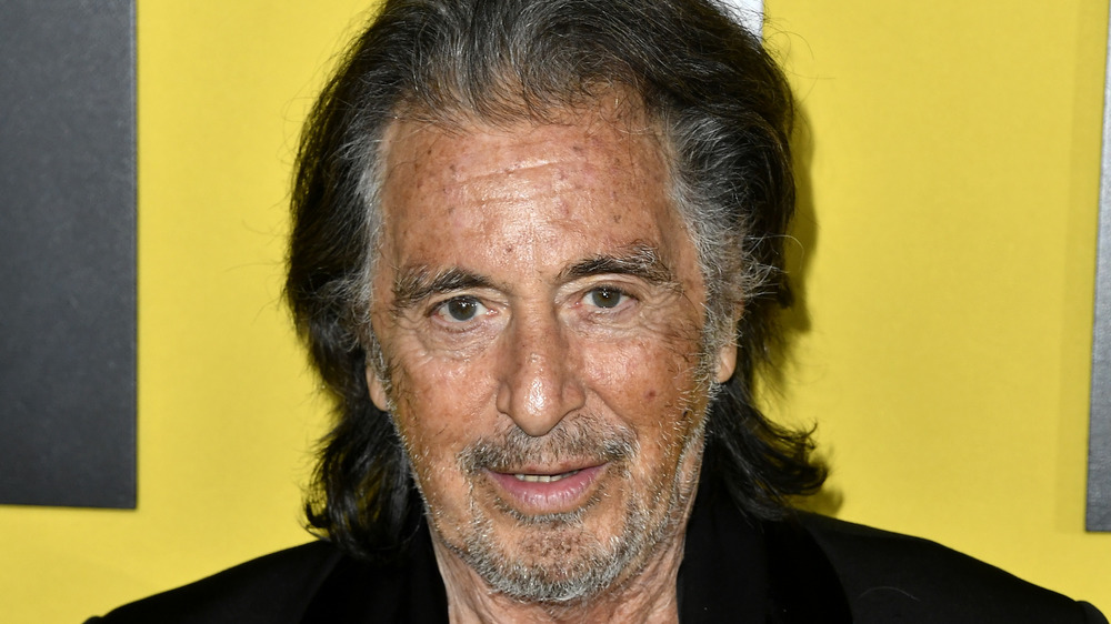 Al Pacino staring in front