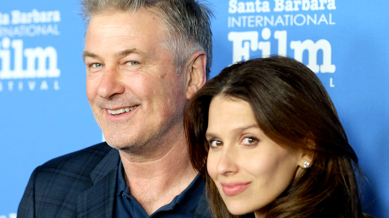 Alec Baldwin and Hilaria Baldwin on the red carpet