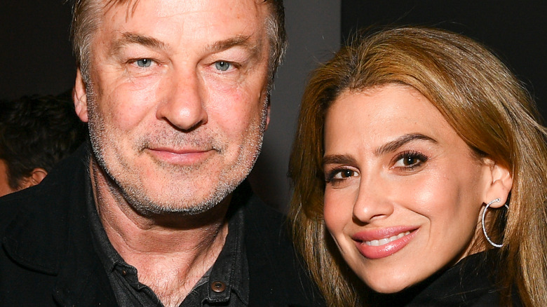 Alec and Hilaria Baldwin smiling