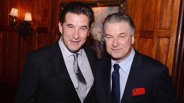 Alec Baldwin posing with Billy Baldwin