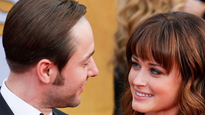 Alexis Bledel and Vincent Kartheiser at the 2013 Screen Actors Guild awards