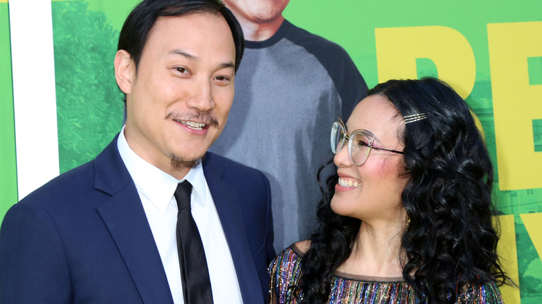 Ali Wong and Justin Hakuta smiling