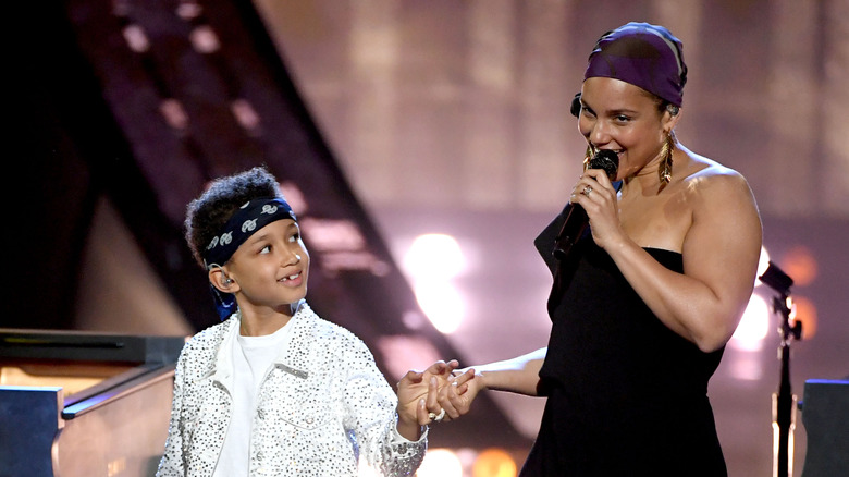 Egypt Dean with Alicia Keys