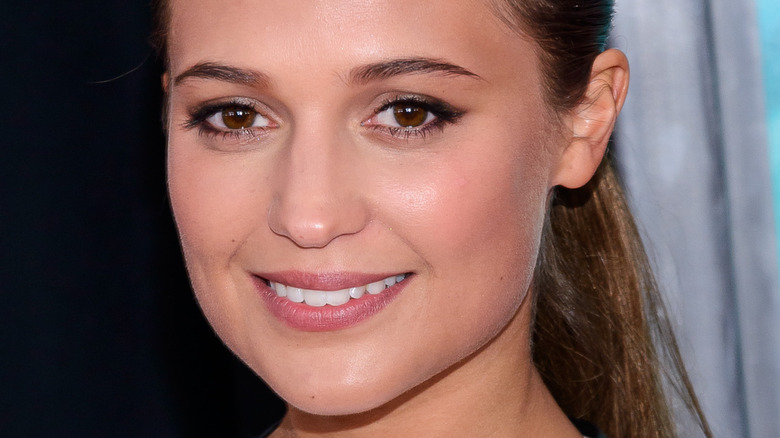 Alicia Vikander at the premiere of "The Man from U.N.C.L.E."