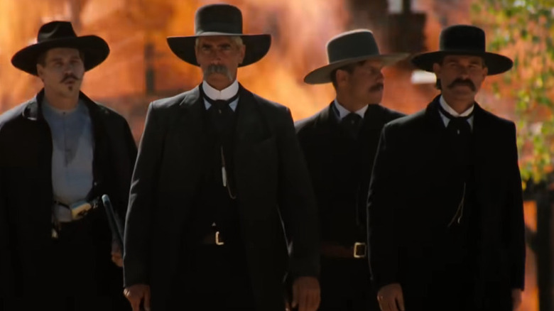 Val Kilmer, Sam Elliott and Kurt Russell in Tombstone