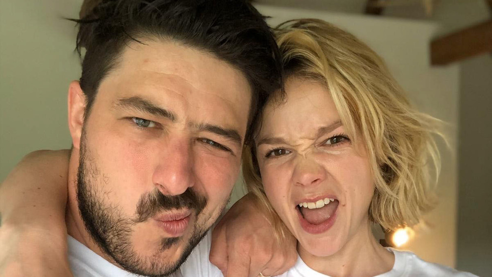 Carey Mulligan and Marcus Mumford, selfie
