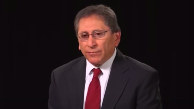 Juan Martinez giving an interview