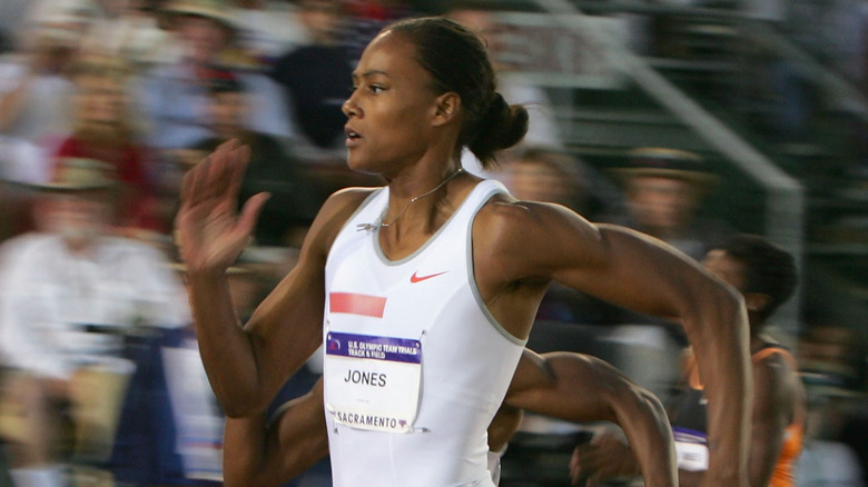 Marion Jones running