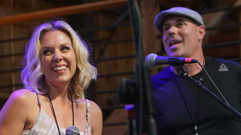 Kortney and Dave Wilson at the HGTV Lodge during CMA Music Fest in 2017