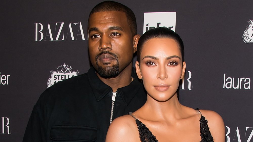 Kanye West and Kim Kardashian West at Harper's Bazaar's celebration of ICONS by Carine Roitfeld