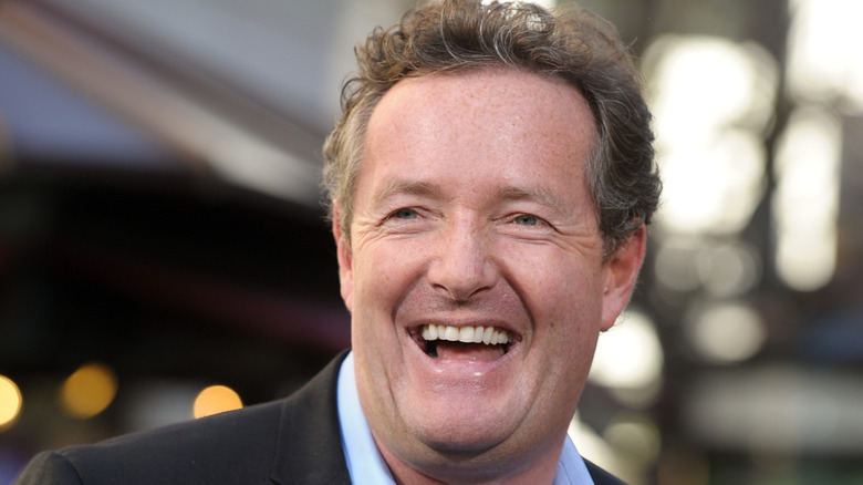 Piers Morgan laughing