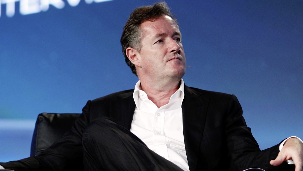 Piers Morgan on stage
