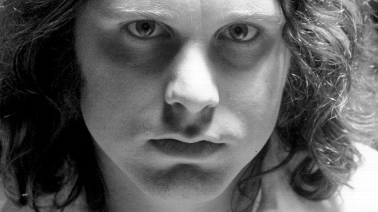 Jim Morrison posing