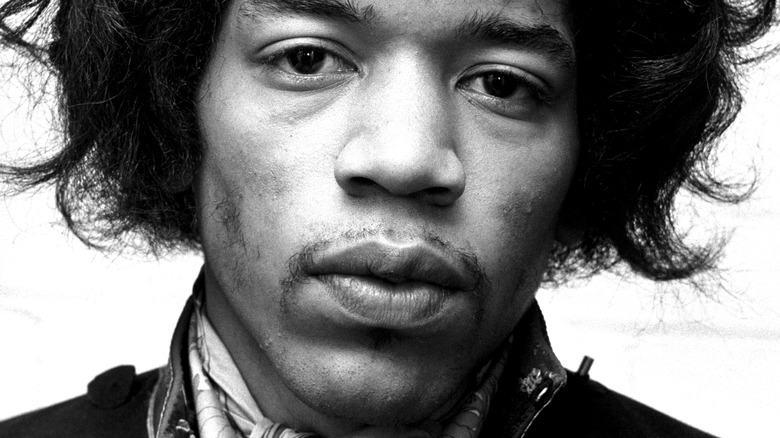 Jimi Hendrix posing