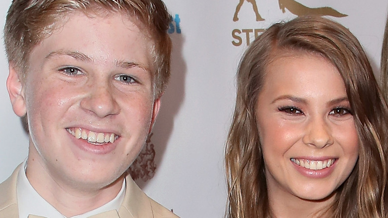 Robert and Bindi Irwin close-up