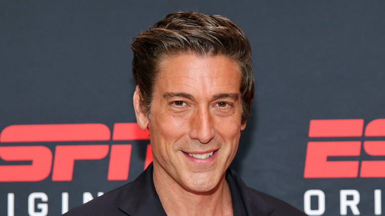 David Muir poses in 2025