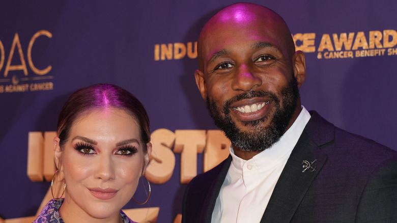 Allison Holker and Stephen "tWitch" Boss smiling.
