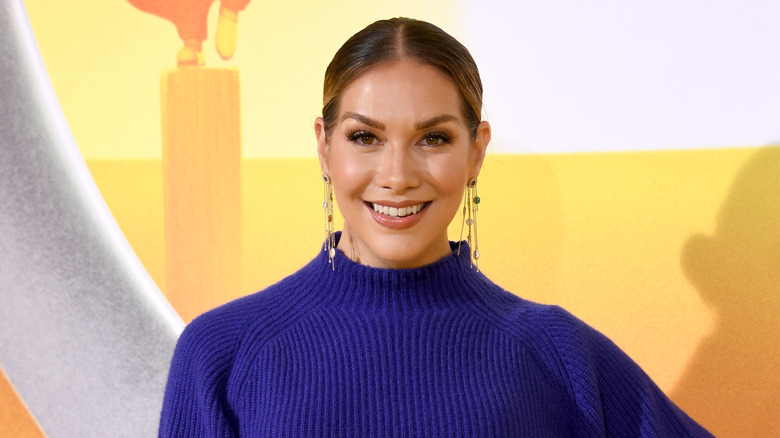 Allison Holker smiling.