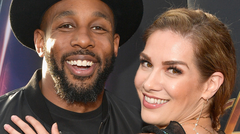 Stephen 'tWitch' Boss and Allison Holker smiling