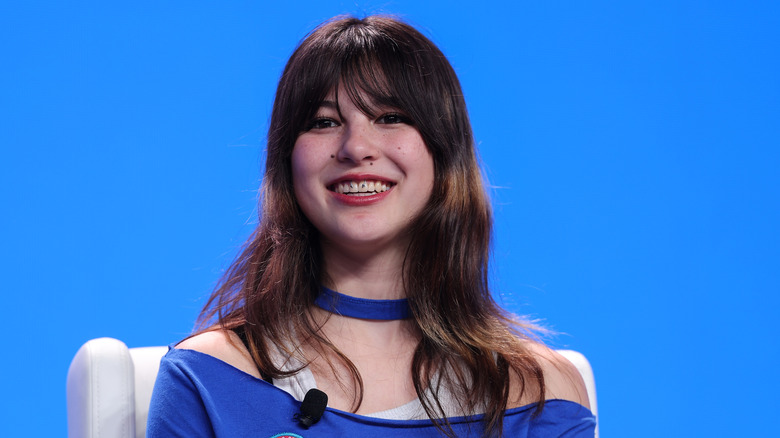 Alysa Liu speaks at a 2025 Team USA event