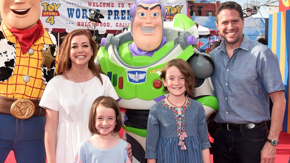 Alyson Hannigan and her family