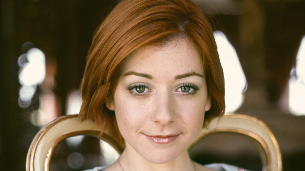 Alyson Hannigan smiling