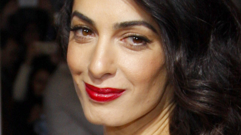 Amal Clooney smiling